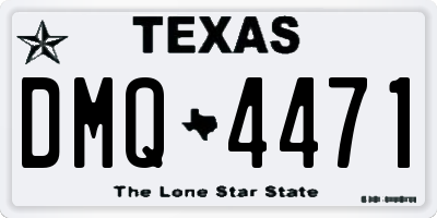 TX license plate DMQ4471