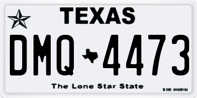 TX license plate DMQ4473