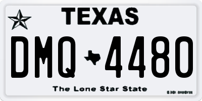 TX license plate DMQ4480