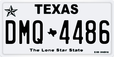 TX license plate DMQ4486