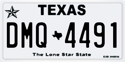 TX license plate DMQ4491