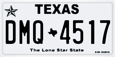 TX license plate DMQ4517