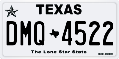 TX license plate DMQ4522