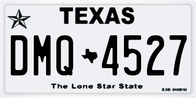 TX license plate DMQ4527