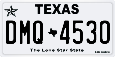 TX license plate DMQ4530