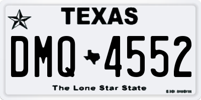 TX license plate DMQ4552