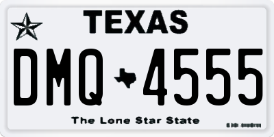 TX license plate DMQ4555