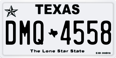 TX license plate DMQ4558