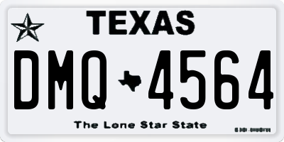 TX license plate DMQ4564