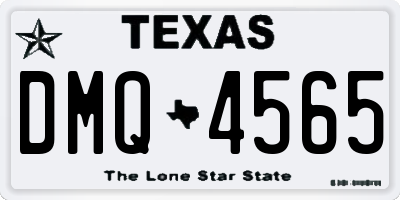 TX license plate DMQ4565