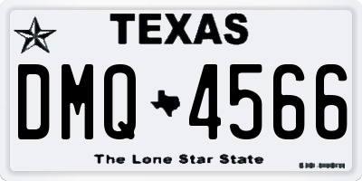 TX license plate DMQ4566