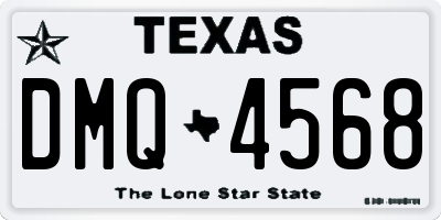 TX license plate DMQ4568