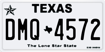 TX license plate DMQ4572