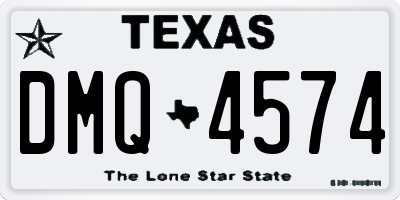 TX license plate DMQ4574