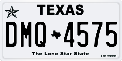 TX license plate DMQ4575
