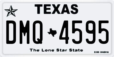 TX license plate DMQ4595