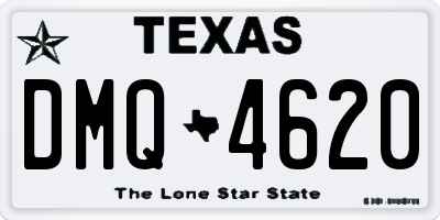 TX license plate DMQ4620