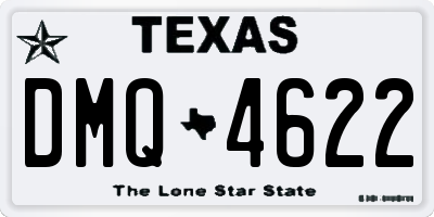 TX license plate DMQ4622