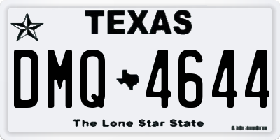 TX license plate DMQ4644