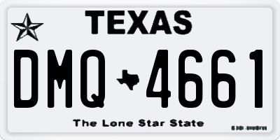 TX license plate DMQ4661
