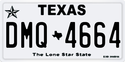 TX license plate DMQ4664