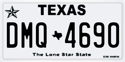 TX license plate DMQ4690