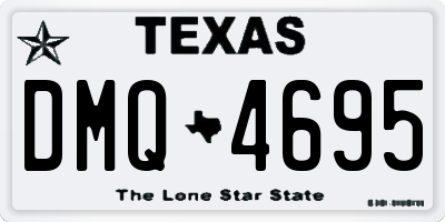 TX license plate DMQ4695