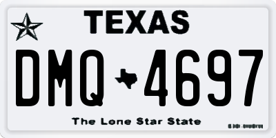 TX license plate DMQ4697
