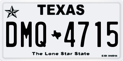 TX license plate DMQ4715