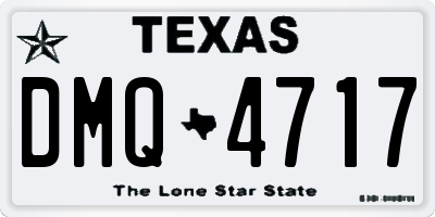 TX license plate DMQ4717
