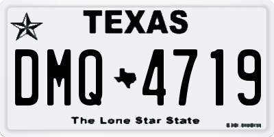 TX license plate DMQ4719