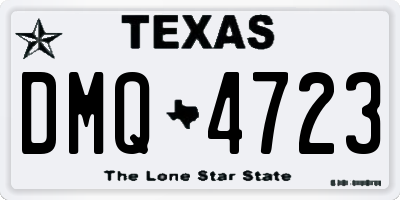 TX license plate DMQ4723