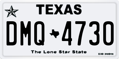 TX license plate DMQ4730