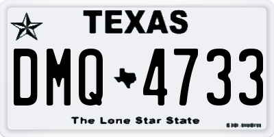 TX license plate DMQ4733