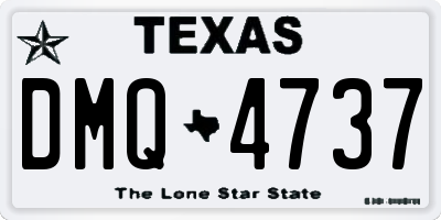 TX license plate DMQ4737