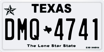 TX license plate DMQ4741