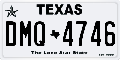 TX license plate DMQ4746
