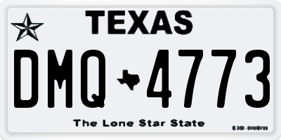 TX license plate DMQ4773