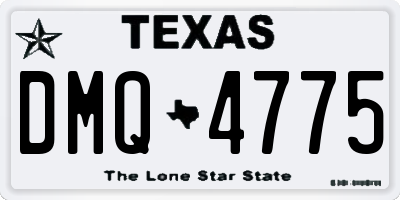 TX license plate DMQ4775