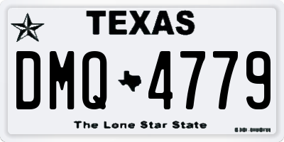 TX license plate DMQ4779