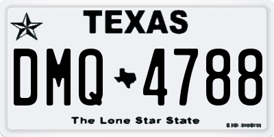 TX license plate DMQ4788