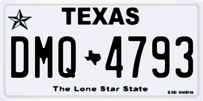 TX license plate DMQ4793