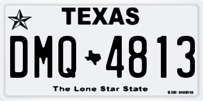 TX license plate DMQ4813