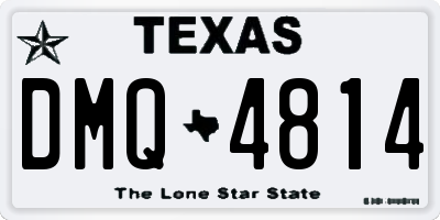 TX license plate DMQ4814