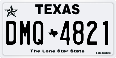TX license plate DMQ4821
