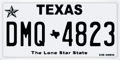 TX license plate DMQ4823