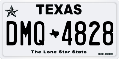 TX license plate DMQ4828