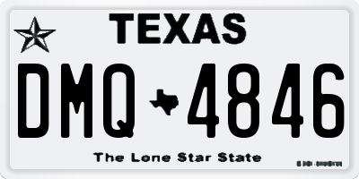 TX license plate DMQ4846