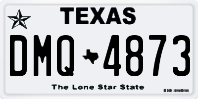 TX license plate DMQ4873