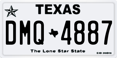 TX license plate DMQ4887
